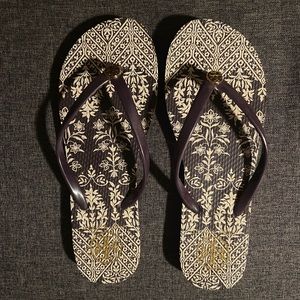 Plum Purple Tory Burch Slippers